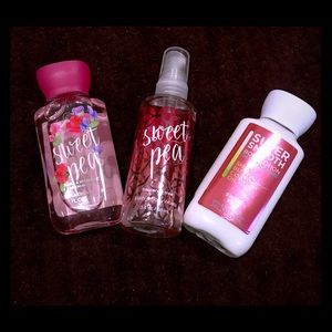 Bath and Body Works Travel Size Set Sweet Pea